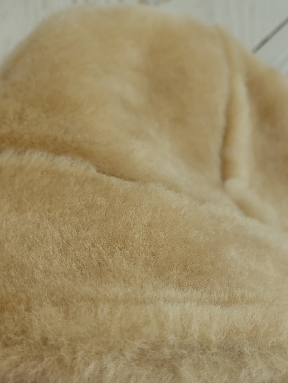 UGG Tan Suede Shearling Bucket Hat - Picture 8 of 10